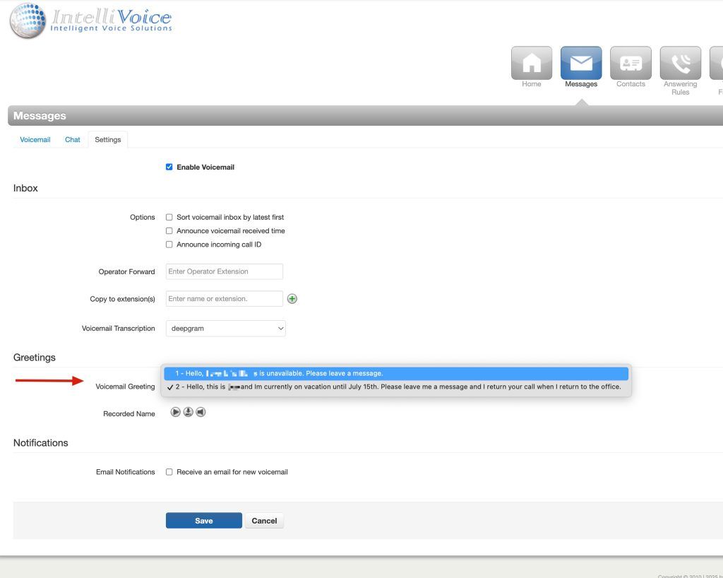 FusionUC Select Greeting